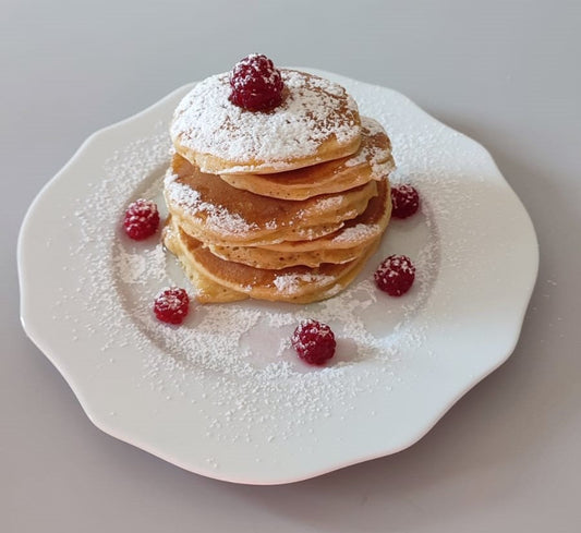 Pancakes fatti in casa con Olio EVO Colli Borbonici® senza burro