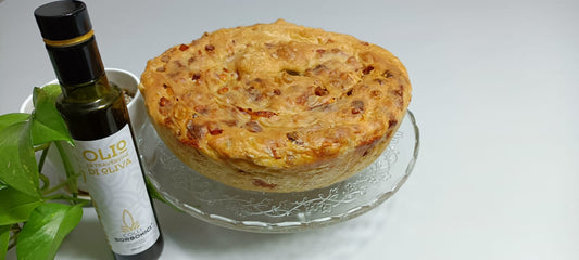 casatiello napoletano senza strutto con olio extra vergine di oliva dei Colli Borbonici®