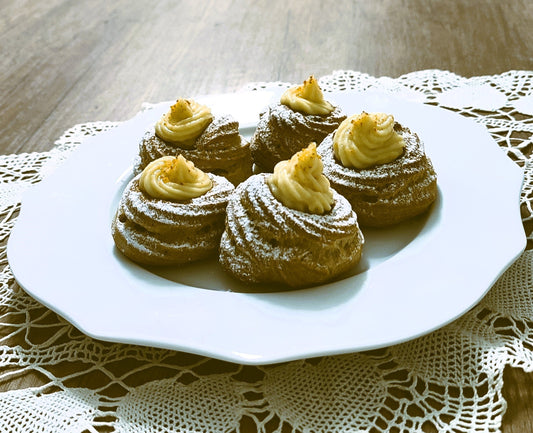 zeppole di San Giuseppe olio extra vergine di oliva Colli Borbonici