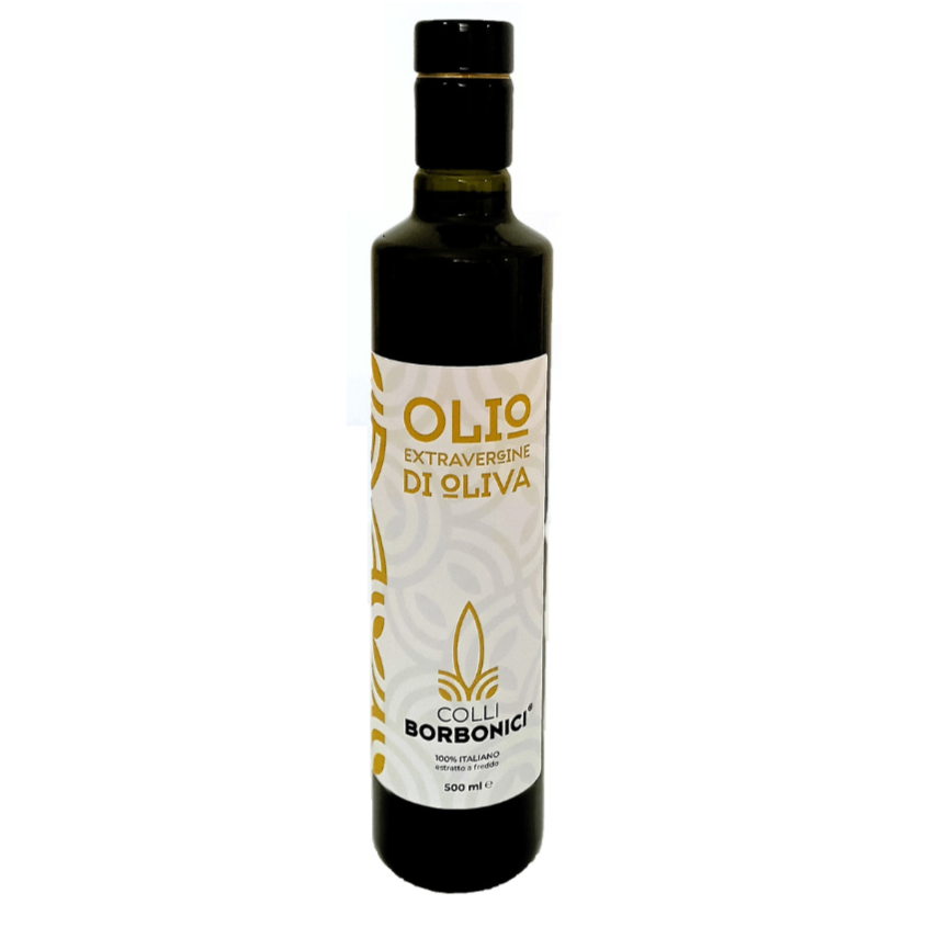 Bottiglia Siviglia da 500 ml di olio extra vergine d'oliva 100