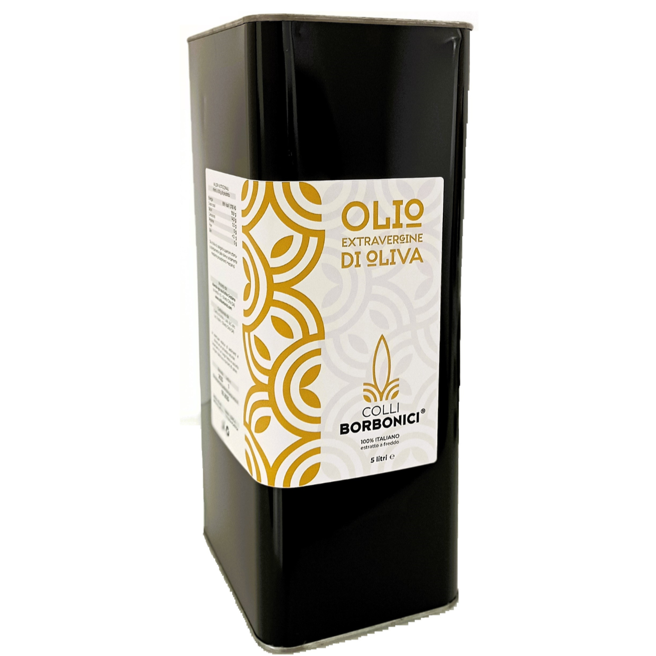 Lattina olio extra vergine di oliva 5 litri – Colli Borbonici®