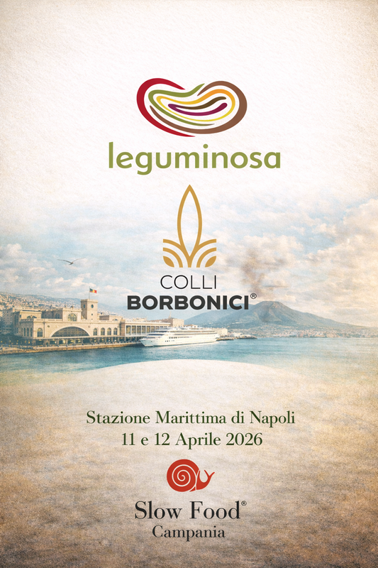 Colli Borbonici® a Leguminosa 2026 (11-12 aprile) alla Stazione Marittima di Napoli: olio EVO, tradizione e sostenibilità protagonisti dell’evento.