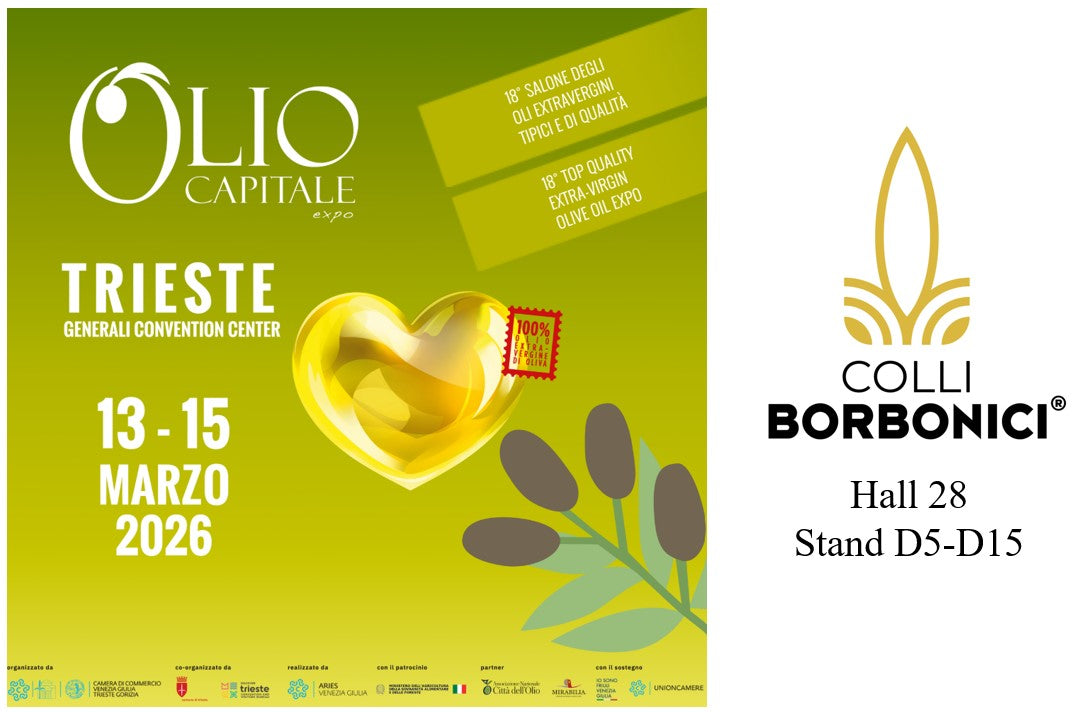 Colli Borbonici® a Trieste 2026 per Olio Capitale