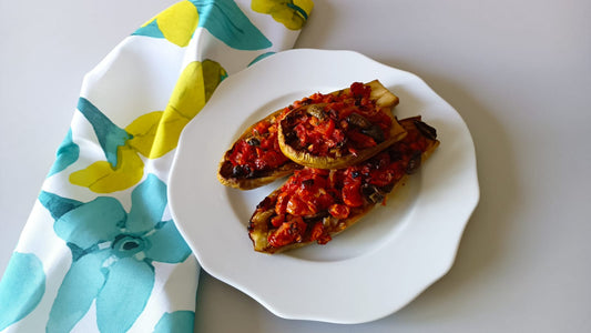 melanzane imbottite al forno con olio evo Colli Borbonici®