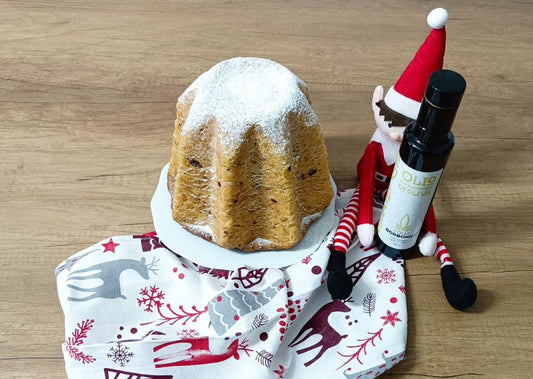 pandoro con cioccolato e olio extra vergine di oliva Colli Borbonici®